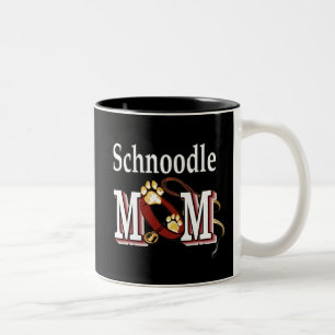 Taza Bicolor Schnoodle Mom Mug