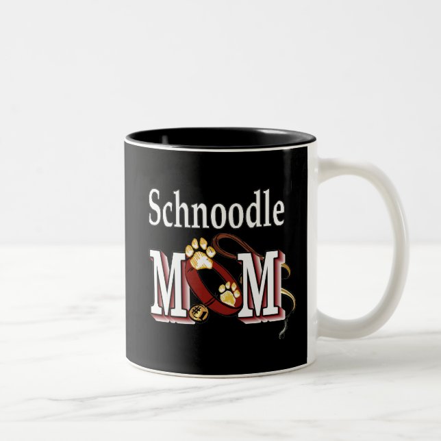 Taza Bicolor Schnoodle Mom Mug (Derecha)
