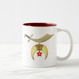 Taza Bicolor Scimitar de Shriners