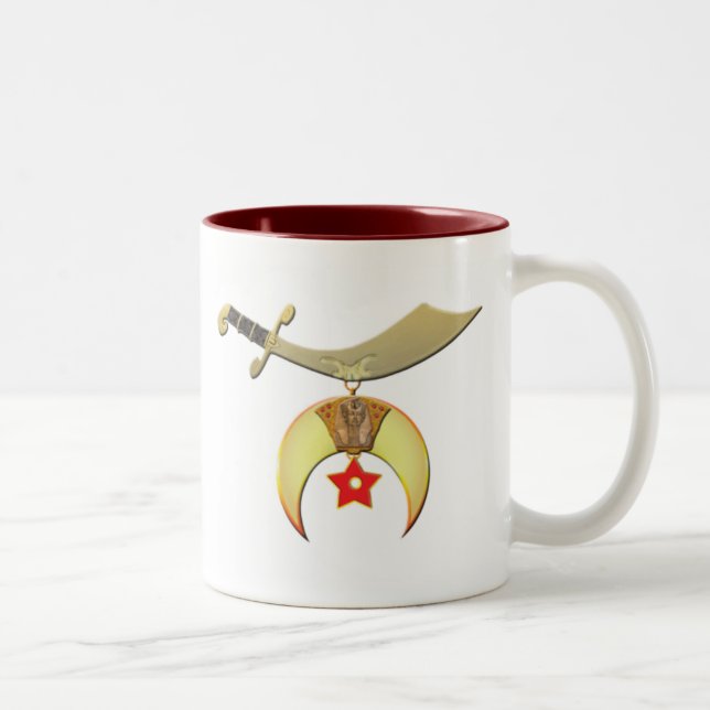 Taza Bicolor Scimitar de Shriners (Derecha)