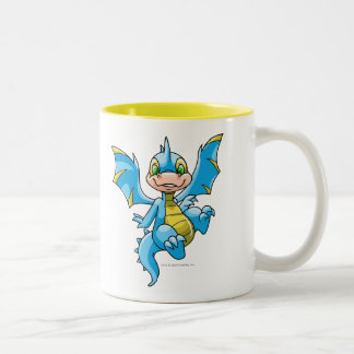 Taza Bicolor Scorchio azul curioso
