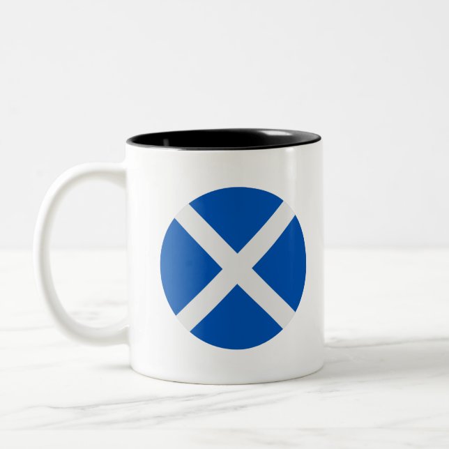 Taza Bicolor Scotland Flag (Izquierda)