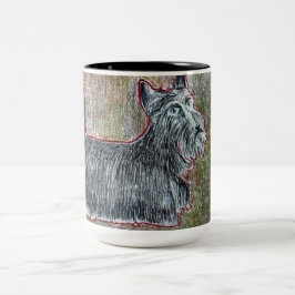 Taza Bicolor Scottie Mug