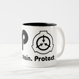 Taza Bicolor SCP Foundation Mug - Contenedor oficial de bebidas