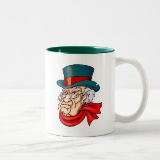 Taza Bicolor Scrooge viejo malo