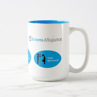Taza Bicolor Scrums Allegiance Caffeine Holster