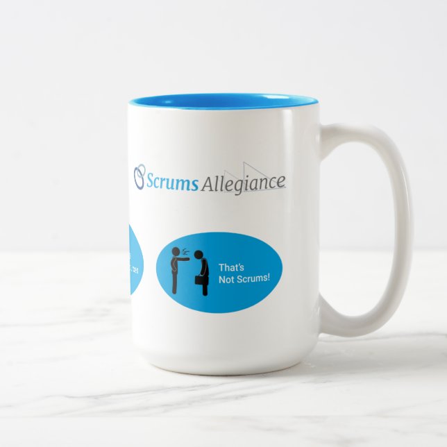 Taza Bicolor Scrums Allegiance Caffeine Holster (Derecha)