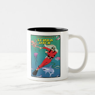 Taza Bicolor Scuba Dick Mug