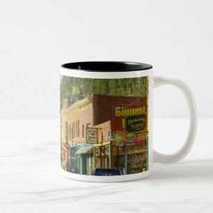 Taza Bicolor SD, Deadwood, pueblo histórico minero de oro