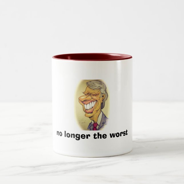 Taza Bicolor SDC_JimmyCarter, no más el peor (Centro)