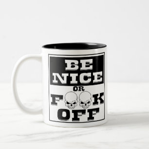 Taza Bicolor Sé Agradable O Maldita Sea #USAPatriotGraphics ©