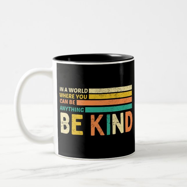 Taza Bicolor Sé amable (Izquierda)