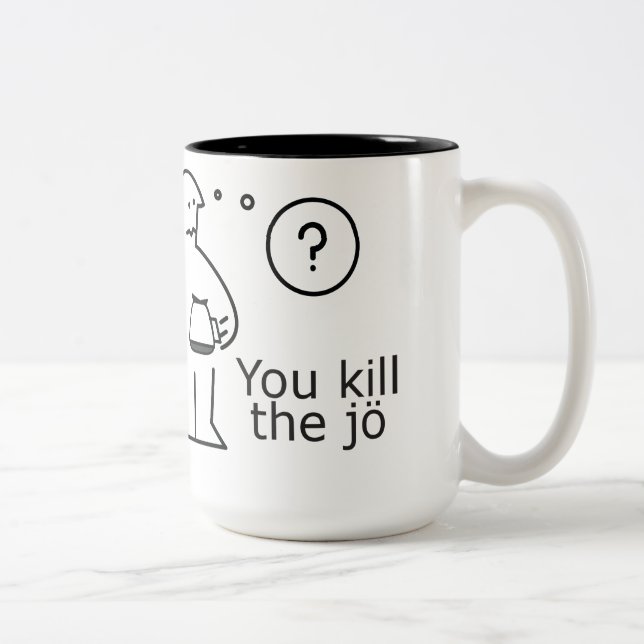 Taza Bicolor sé amable, rebobina (Derecha)