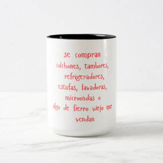 Taza Bicolor "se compran..." mug