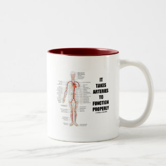 Taza Bicolor Se Necesitan Arterias Para Funcionar Correctamente