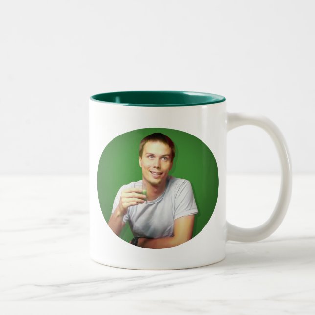 Taza Bicolor "Sé que es verde… " (Derecha)