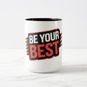 Taza Bicolor Sé tu mejor - Mug de dos tonos (15 oz)