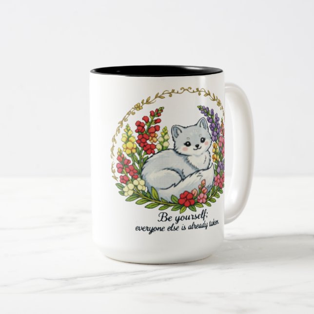 Taza Bicolor Sé Tú Mismo (Anverso derecho)