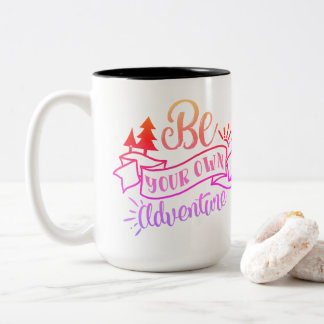 Taza Bicolor Sé tu propia aventura Inspirador Mug