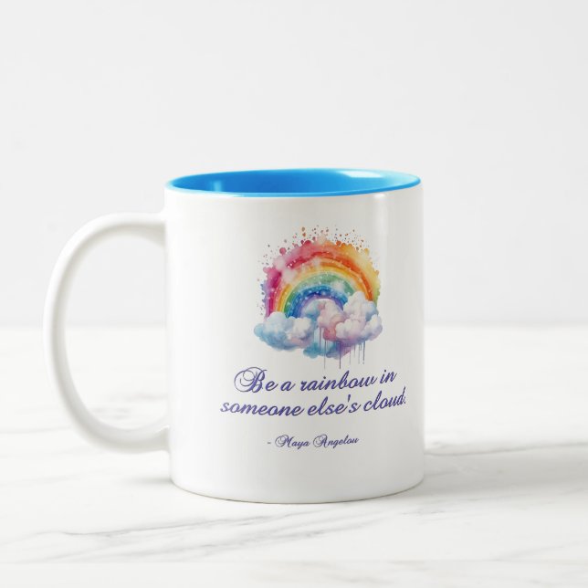 Taza Bicolor Sé un arco iris 2 (Izquierda)
