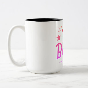 Taza Bicolor Sé valiente, motivación, motivación