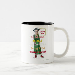 Taza Bicolor Sé valiente, sé amable