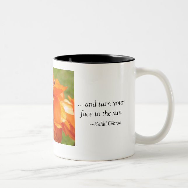 Taza Bicolor Sea como una flor… (Derecha)
