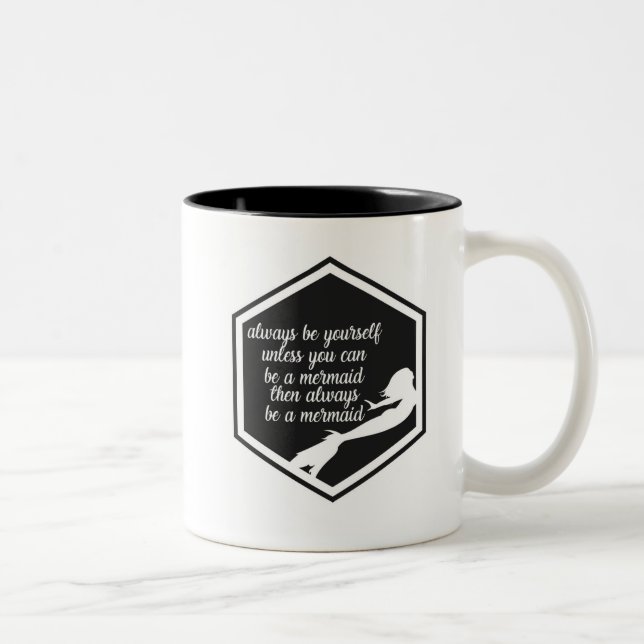 Taza Bicolor Sea siempre una sirena (Derecha)