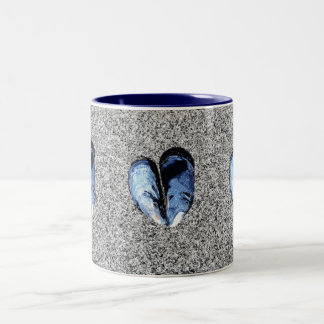Taza Bicolor Seashells y arena