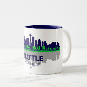 Taza Bicolor Seattle Coffee Mug