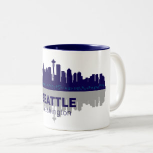 Taza Bicolor Seattle Coffee Mug