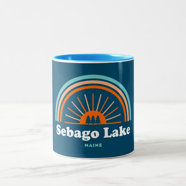 Taza Bicolor Sebago Lake Maine Rainbow (Centro)