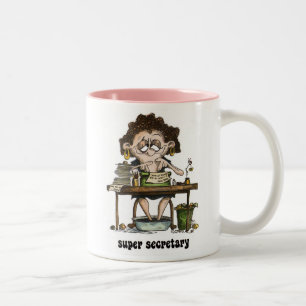 Taza Bicolor secretaria estupenda