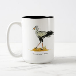 Taza Bicolor Secretario Bird Two Tone Coffee Mug