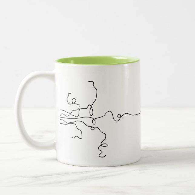 Taza Bicolor Secuencias quebradas (Izquierda)