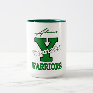 Taza Bicolor Secundaria Yamato Japón Guerreros Alumnos