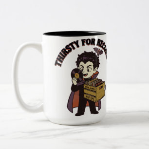 Taza Bicolor Sediento de Discos