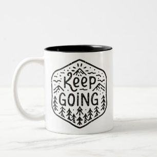Taza Bicolor Seguir adelante