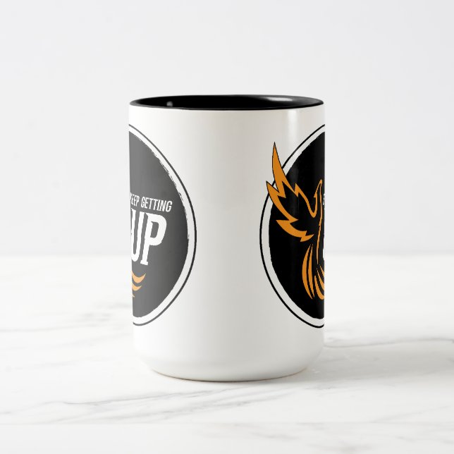 Taza Bicolor Seguir levantándose (Centro)