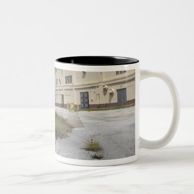 Taza Bicolor Seguridad de los puestos de la marina (Derecha)