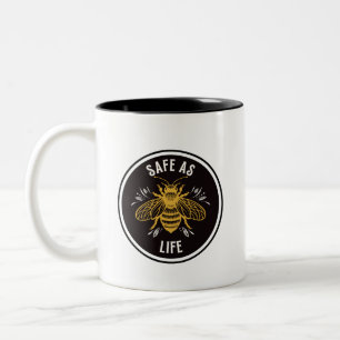 Taza Bicolor Seguro como la vida