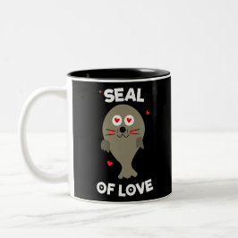 TAZA BICOLOR SELLO DE AMOR