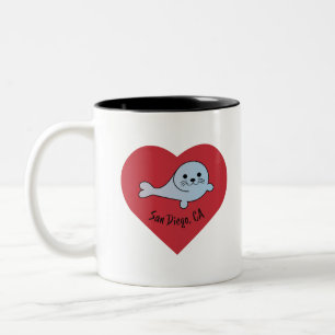Taza Bicolor Sello de San Diego