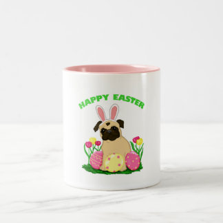 Taza Bicolor Semana Santa Bunny Pug Mugs