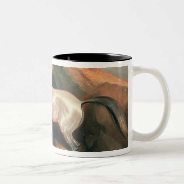 Taza Bicolor Semental árabe (Derecha)