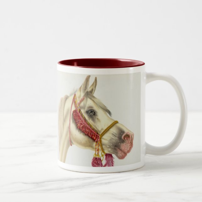 Taza Bicolor Semental árabe (Derecha)