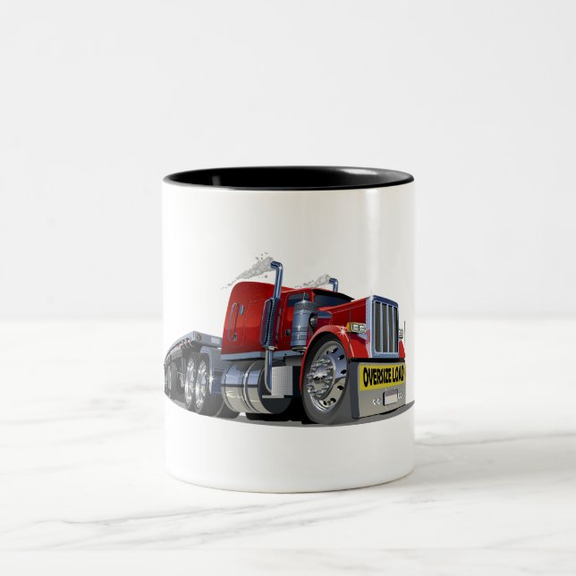 Taza Bicolor semi-camión personalizado (Centro)
