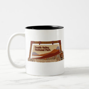 Taza Bicolor Señal del Parque Nacional del Valle de la Muerte