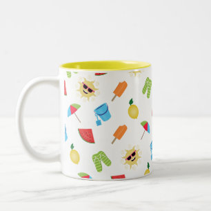 Taza Bicolor Sencillamente verano