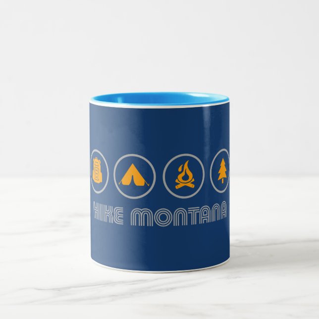 Taza Bicolor Senderismo en Montana (Centro)